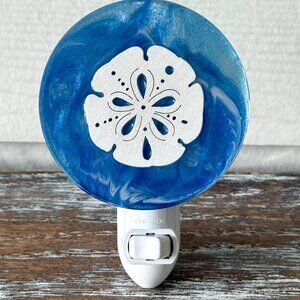 Sand Dollar Night Light Plug-In Nightlight Outlet Beach Housewarming Gift Ocean